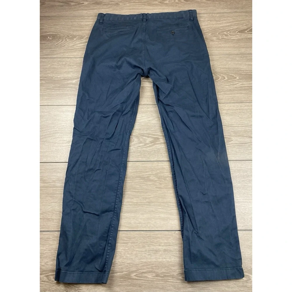 Outerknown Men's Sea Legs Chino‎ Pants Blue Green Size 34 Read